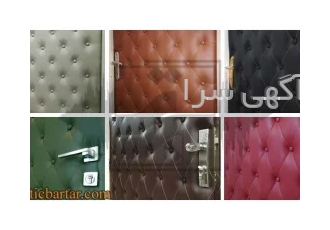 ساخت درب آکوستیک ضدصدا چرمی و لمسه کاری درب در تهران ساخت درب آکوستیک