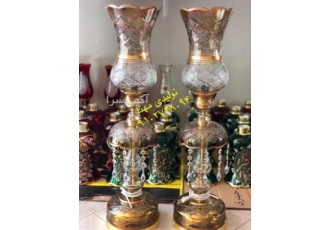 شمعدان کریستالی شامپاینی