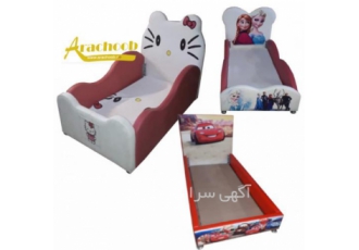 فروش تختخواب چرمی کودک ونوجوان پسرانه و دخترانه آراچوب از تولید به مصرف