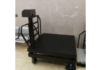 باسکول صنعتی سامان توزین 2 تن با چرخ و قاب