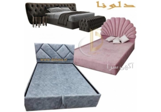 تخت خواب جکدار تاج و باکس برند دلونا از تولید به مصرف جدیدترین سبک تخت