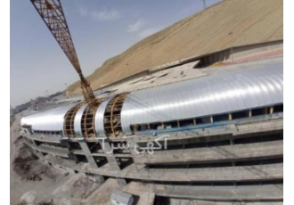 اجرای سقف ایستادرز زیپ پانل قدرت مهندسی عمران را با هنر مهندسی معماری