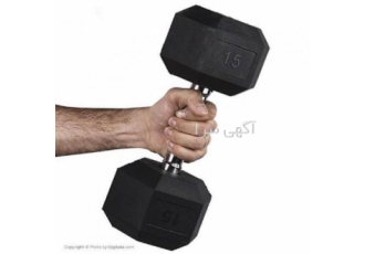 دمبل شش ضلعی maxwel دمبل شش ضلعی maxwel جنس چدن کیفیت عالی وزن 5