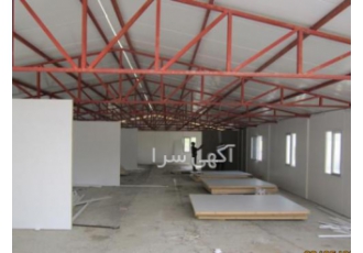 جداسازی فضای داخلی سالن های اداری و کارخانه جات تفکیک فضای داخلی سوله