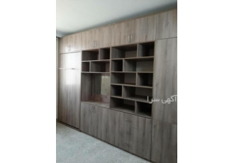 دکوراسیون مغازه پارتیشن بندی پارکت لمینت دکوراسیون مغازه ساخت دکور