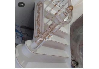 پله لوکس چوبی