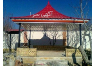 نصاب آردواز ساخت آلاچیق سردری فلزی پیشانی