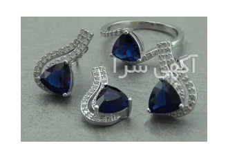 سرویس یاقوت کبود صنعتی خوشرنگ زنانه _کد:۲۹۵۹۹
