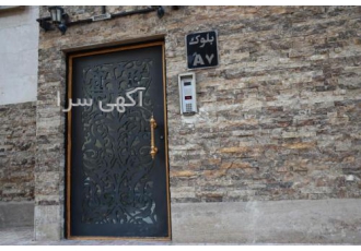 تولید درب فلزی نفرو درب تک لنگه درب حیاط الماس پنل درب فلزی تک لنگه
