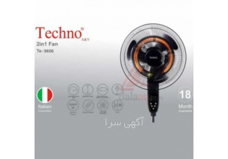 پنکه و هیتر بخاری تکنو مدل Te ۹۶۰۰ پنکه و بخاری برقی جدید تکنو دستگاهی