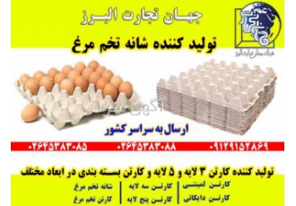 تولید شانه تخم مرغ