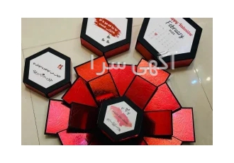 باکس سوپرایز ۶ضلعی ۴لایه در تهران جعبه سوپرایز 6ضلعی 4لایه دارای 18 جای