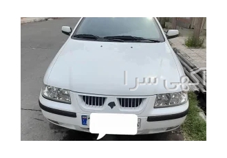 سمند در کرج سمند معمولی سفید مدل 94 بیرنگ بدون تصادف کم کارکرد 105