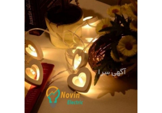 ریسه آویز طرح قلب