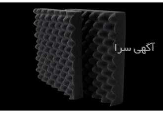 عایق صوتی رولی موج دار لینکران عایق صوتی رولی موج دار لینکران شانه تخم