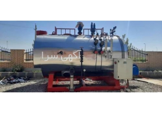 دیگ بخار 5 تن آببند در حد نو نصف قیمت کارخانه