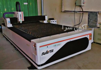 دستگاه برش لیزر RAYTU میز 3متری سورسIPG 2kw کارکرد در حد نو کل کارکرد
