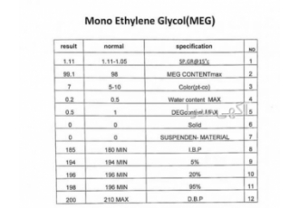 فروش صادراتی MEG مونو اتیلن گلیکول اتیلن گلایکول یک ترکیب شیمیایی آلی