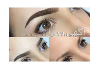 ابروی طبیعی با میکروپیگمنتیشن در تهران مرکز سالن زیبایی شانی نو
