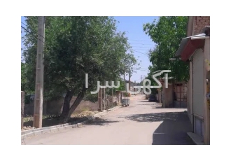 ۲۰۰ متر زمین مسکونی در آوج دویست متر زمین مسکونی تجاری در یکی