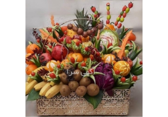 میوه آرایی شب یلدا باسلام میوه آرایی حکاکی انواع میوه و تزیین آجیل