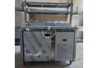 کانتر سرد طول تاپینگ 5 لگن 100 سانتی متر و عرض 80 با ارتفاع 90 سانتی