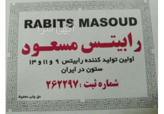 نمایندگی رابیتس مسعود اصل | آهن تخفیف نمایندگی رابیتس اصل مسعود عرضه