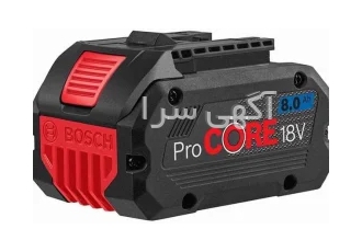 باتری ۱۸ ولتی بوش ۸ آمپر مدل PRO CORE ۱۸V ۸ ۰ Ah در تهران باتری 18 ولتی