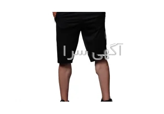شلوارک اسپرت در اصفهان جنس سوپر فلامنت دارای قیطان و دو جیب زیپ دار قد