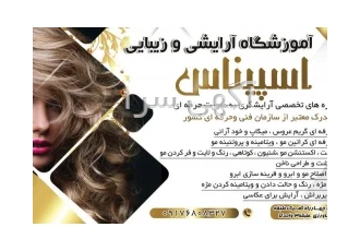 آموزشگاه آرایشگری ومراقبت زیبایی اسپیناس در شیراز مجتمع فنی و حرفه ای