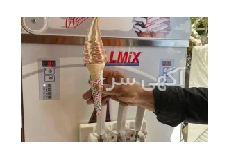 فروش اقساطی دستگاه بستنی قیفی لبه رنگی تلمیکس (بازرگانی اورجینال ایس)