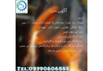 خریدار غبار بگ فیلتر ،دوده داری عنصر (روی)