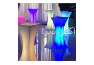 اجاره میز بلک لایت اجاره انواع میزهای ال ای دی و کانترهای ال ای دی