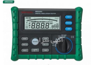 میگر دیجیتال مستک ۲۵۰۰V مدل MS۵۲۰۵ قابلیت اندازه گیری ولتاژ تزریقی 250V