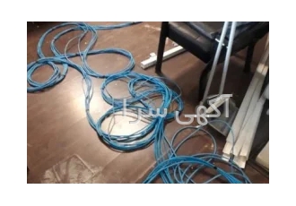 راه انداری شرکت شبکه تلفن کابل کشی ترانکینگ دوربین در تهران با سلام تیم