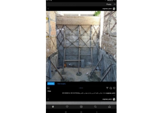 مش بندی شاتکریت پاشش سیمان با پمپ