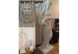 مجسمه سنگی فرشته زن رومی