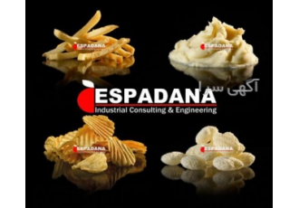 فروش خط تمام اتوماتیک تولید فرنچ فرایز French Fries طراحی فروش نصب