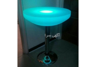 اجاره میز پایه استیل ال ای دی اجاره میزهای پایه بلند ال ئی دی – نورانی