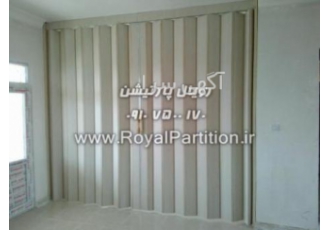 اجرای درب متحرک آکاردئونی ام دی اف