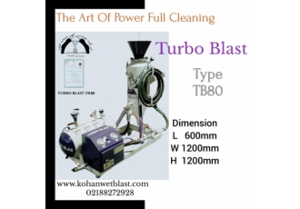 دستگاه سند بلاست TURBO BLAST ماشین آلات پاشش ساینده مرطوب سند بلاست