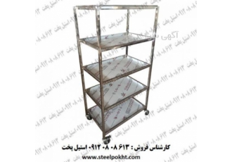 فروش ترولی حمل استیل ترولی حمل صنعتی ترولی صنعتی جزء تجهیزات رستوران