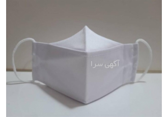 چاپ ماسک سه بعدی در کرج چاپ روی ماسک سه بعدی پارچه ای رنگبندی سفید
