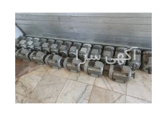 فروش الکتروموتور 23عدد الکتروموتور سه فاز مارک موتو ژن بدنه آلومینیومی