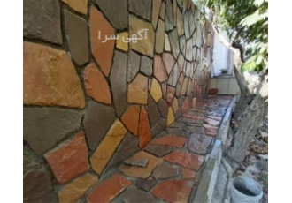 پیمانکاری سنگ لاشه نصب در دیوار نما
