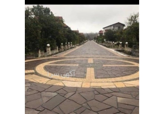 نصب سنگ لاشه با قالب بندی منحصر به فرد