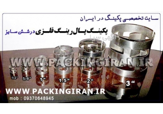 پکینگ پال رینگ استیل سایز ۳ اینچ میلیمتر ) پکینگ پال رینگ استیل سایز 3