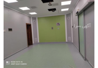نصب کفپوش بیمارستانی کلینیک مطب اتاق جراحی در رشت اجرا نصب انواع