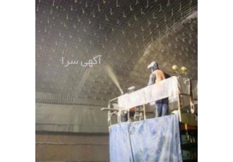 اجرای عایق حرارتی و رطوبتی با دستگاه شاتکریت مدرن در رشت اجرای عایق