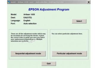 نرم افزار ریست دائمی Canon ، Epson
